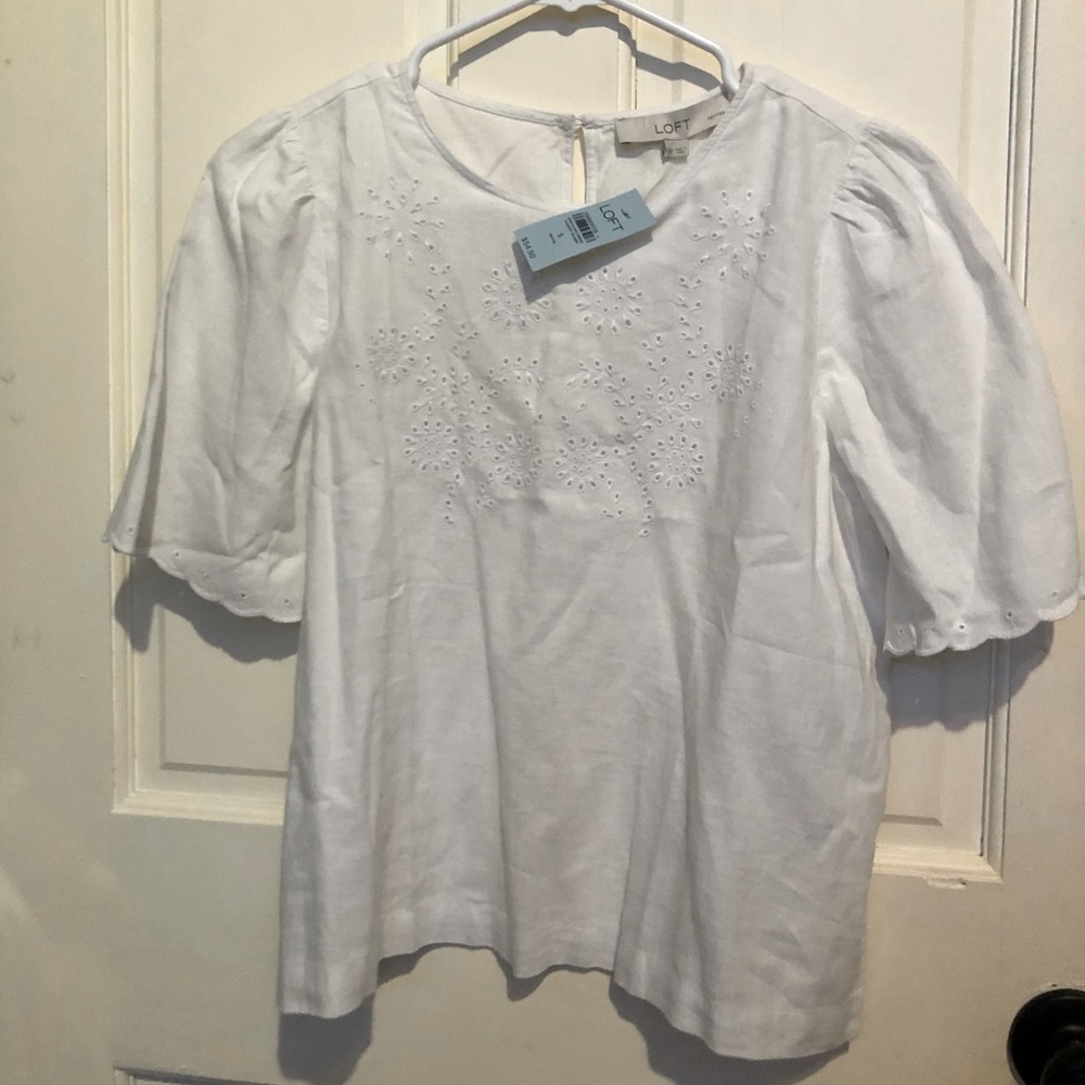 LOFT Eyelet Top